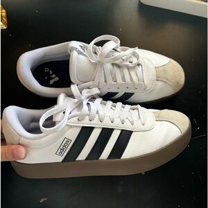 Adidas Black and White Size 8 NOT Sambas